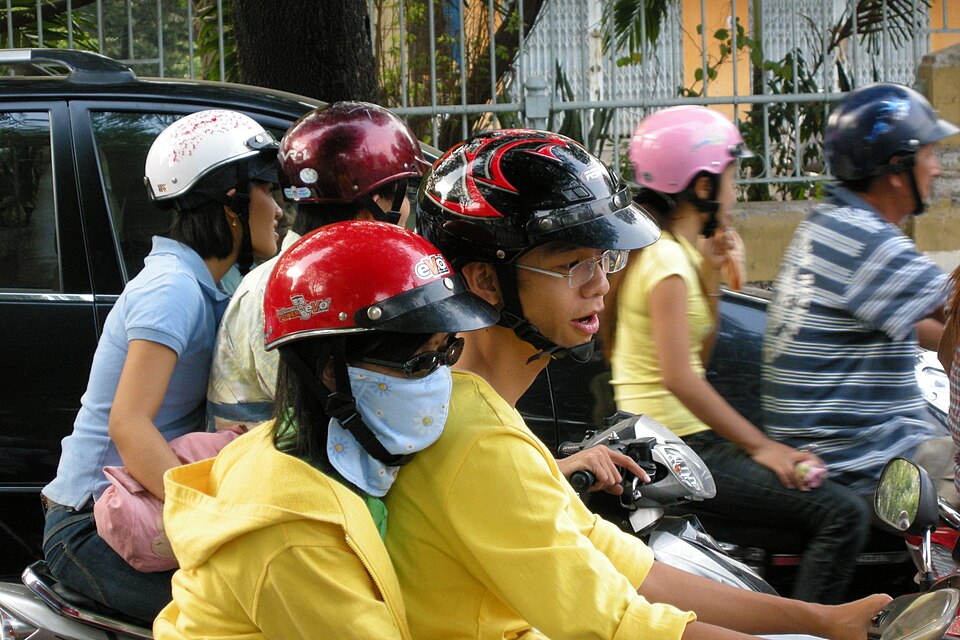 Ho Chi Minh City, Vietnam, Heavy traffic
